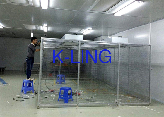 Einrichtungströmung Softwall Reinraum mit Geräuschen ≤ 75 dB und langlebiger PVC-Folien