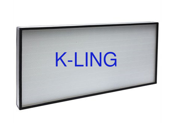 ULPA Glasfaserfilter mit Aluminiumlegierungsrahmen und Heißschmelzklebstoff