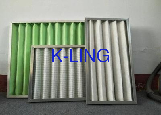 G4-F9 Filter Aluminiumpleißplattenluftfilter 32-120°F Temperaturbereich