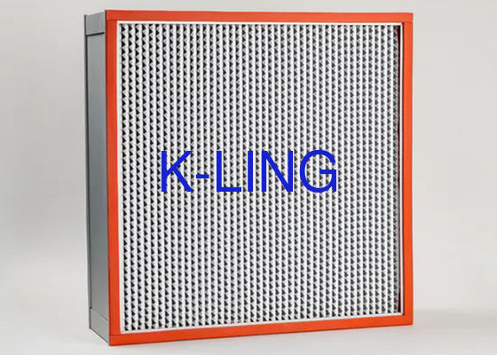 HEPA-Filter 99,995% 0,3um HEPA-Luftfilter mit AB-Klebdichtung und Hochtemperaturbeständigkeit