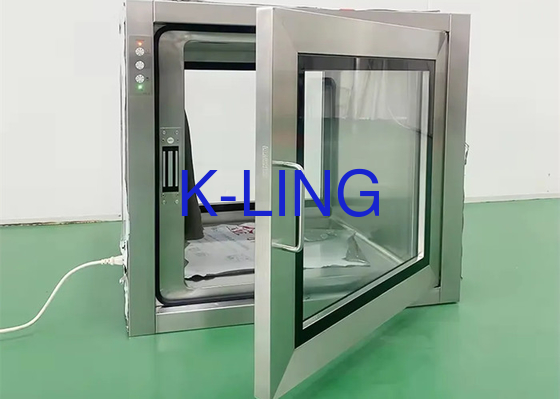 Schlösser Cleanroom Pass Box mit benutzerdefinierten Optionen und UV-Licht unterstützt