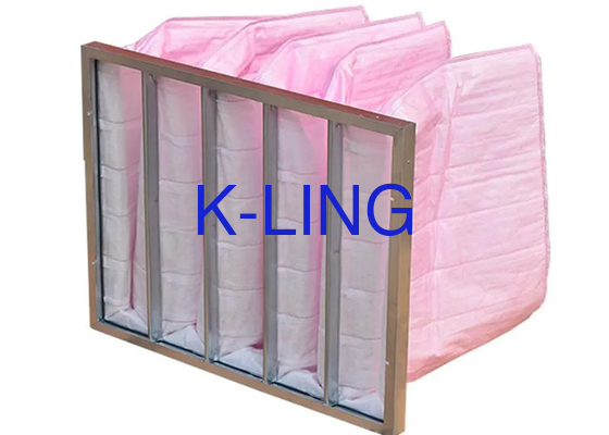 Multi-Pocket-Filter für Klimaanlagen mit einem hohen Luftvolumen von 2500 m3/h und einer einfachen Installation