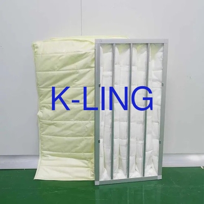 Filtrationsklasse F5 Taschenluftfilter zur Luftreinigung in Reinräumen