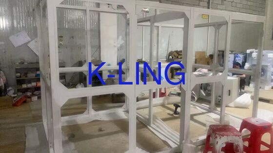 Modularer Reinraum mit PVC-Vinylboden, Staubfreier Reinraumlösungen für kontrollierte Umgebungen