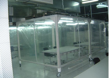 Energie überzogener Stahl-Softwall-Cleanroom pharmazeutisch, vertikale blätterige Luftströmungs-Kammer