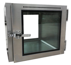 Fertigen Sie statischen Cleanroom-Durchlauf-Kasten mit dem mechanischen Ineinander greifen besonders an