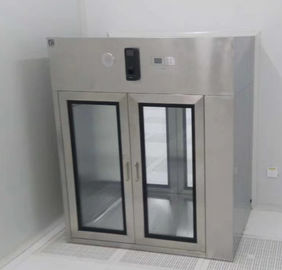 Pharmazeutischer industrieller Edelstahl-Durchlauf-Kasten für Cleanroom-Luft-Geschwindigkeit 0.45m/s