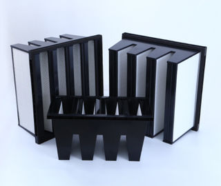 MERV16 V Medien-Filter der Bank-Zellenhepa mit ABS Plastikbereich rahmen-14sqm