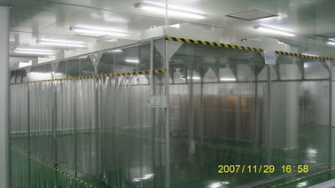 Reinraum ISO8 Softwall/vertikaler blätteriger Luftströmungs-Stand mit Filtrationseinheit H14 HEPA
