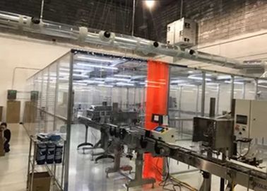 E-Zigaretten-Produktions-Plexiglas-Wand Softwall-Reinraum