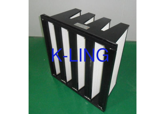 Bank-Filter-Plastikrahmen ISO-Filter Purifie V mit großem Luftvolumen
