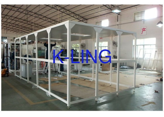 Softwall-Reinraum-Pulver Filter H14 Hepa beschichtete kundengebundene Stahlgröße