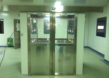 Drei Seiten-Schlagedelstahl pharmazeutisches Cleanroom-Luft-Duschsystem 380V 60HZ