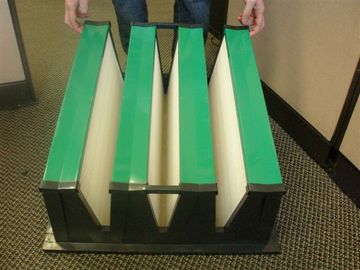Waschbare Bank-Luftfilter MERV 16 Plastikspant-V für Klimaanlage HVAC-System