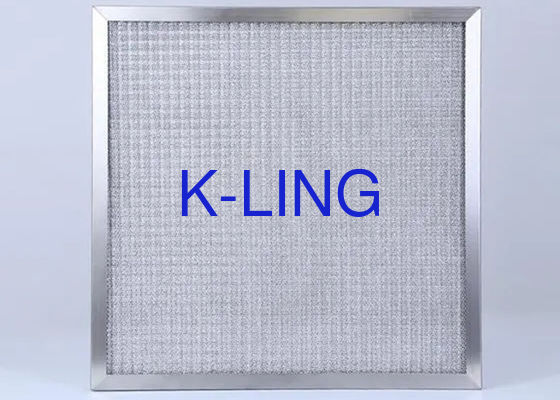 Widerstehen beständige gefaltete Platten-Luftfilter der hohen Temperatur von 300 Grad Celsius